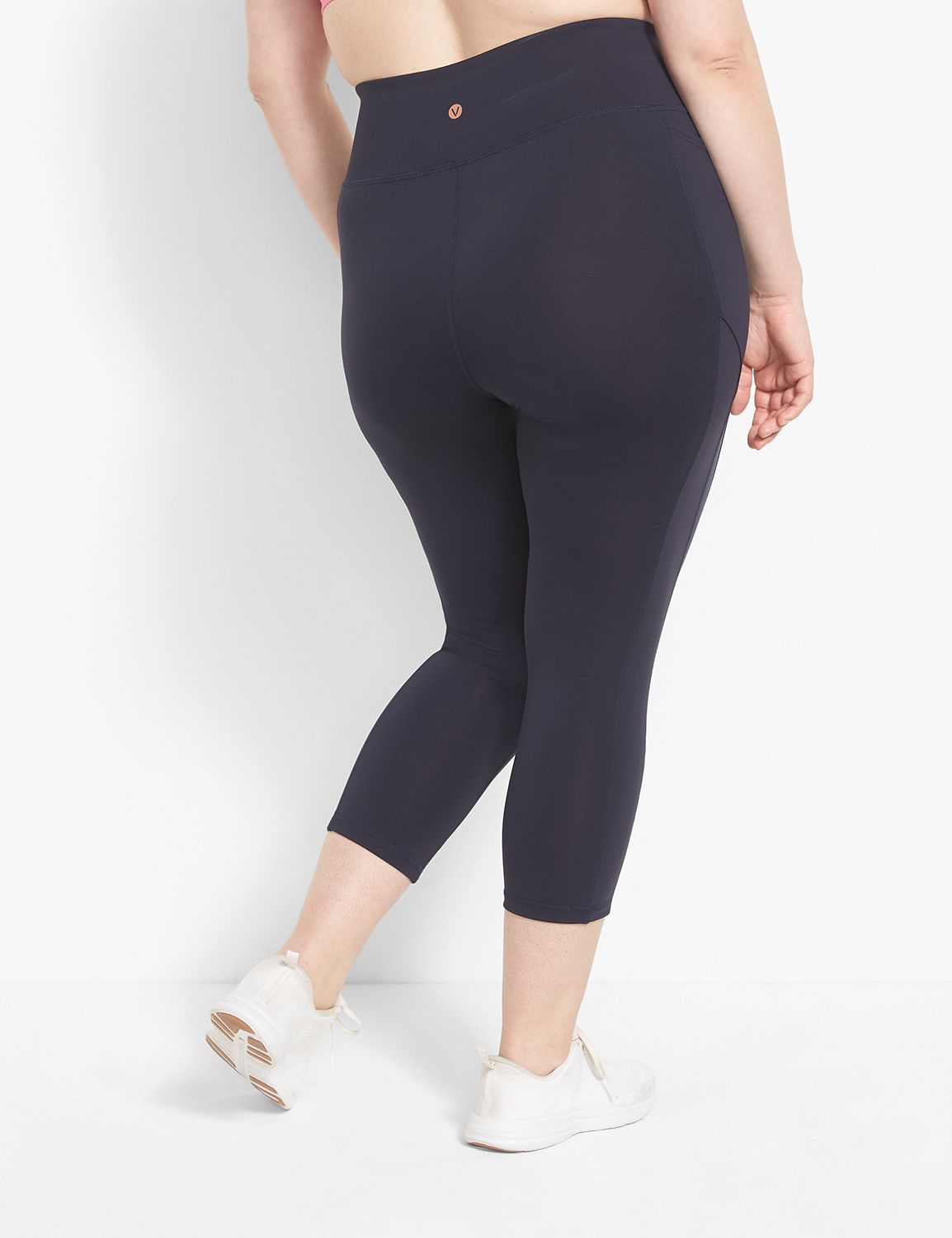 LIVI High-Rise Wicking Capri Legging, Lane Bryant