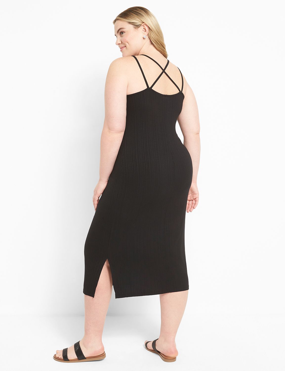 Strappy-Back Bodycon Dress