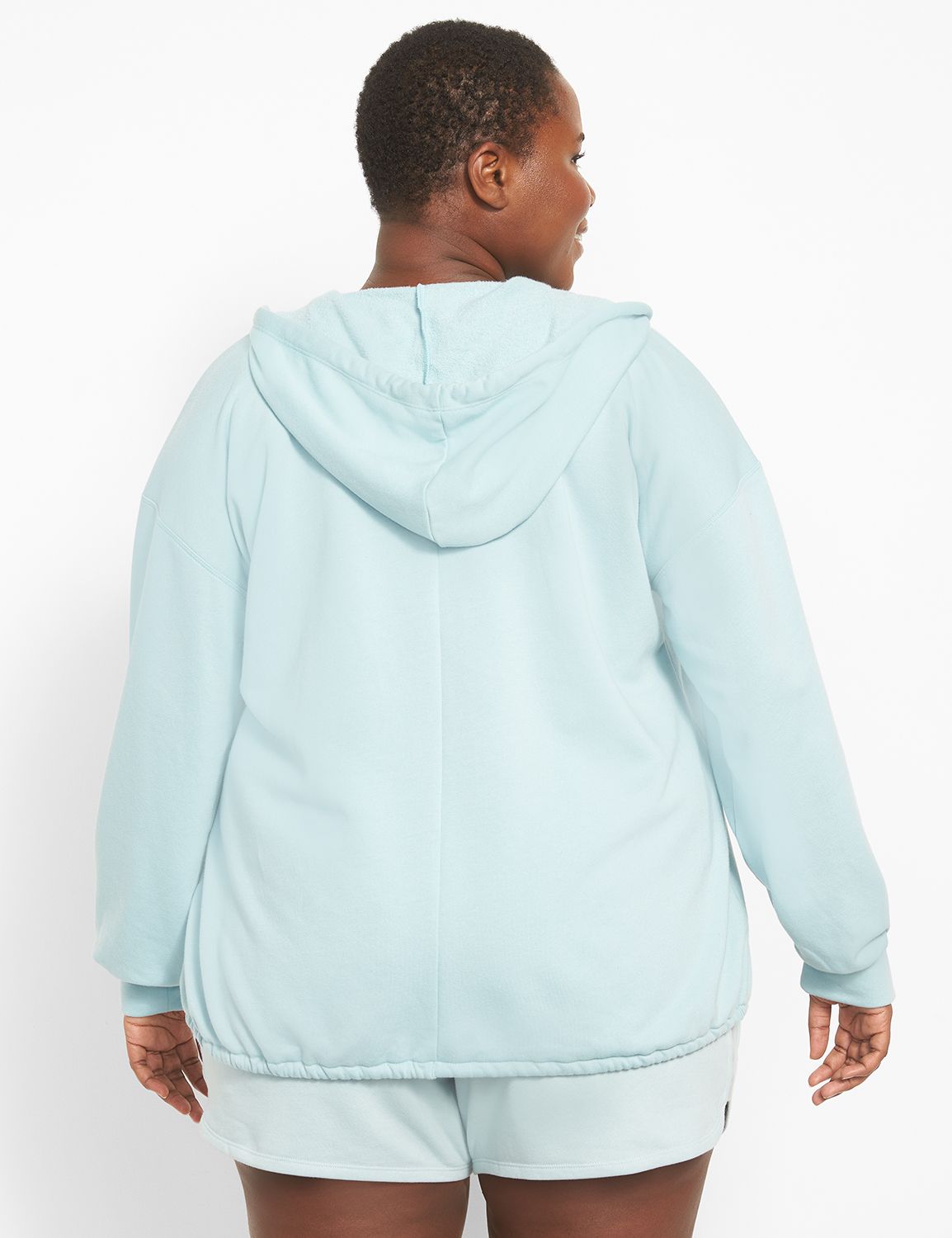 Long Sleeve Hooded Zip Jacket S 112 Product Image 2