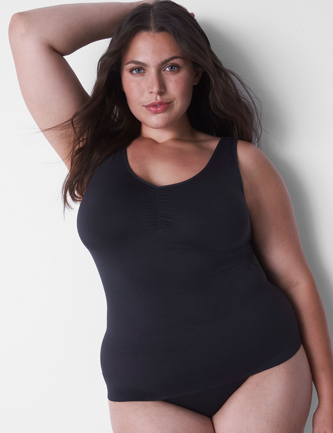 LANE BRYANT CACIQUE Level 3 Contouring High-Waist Thigh Shaper SZ 18/20 in  Cafe $24.95 - PicClick