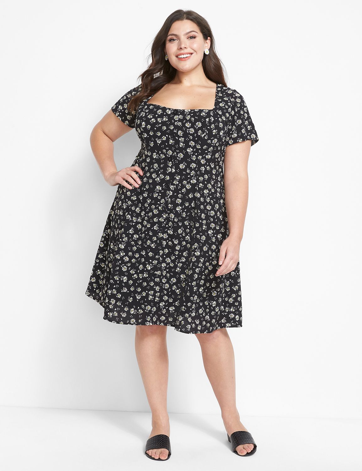 Short Sleeve Sweetheart Neck Sustai Product Image 1