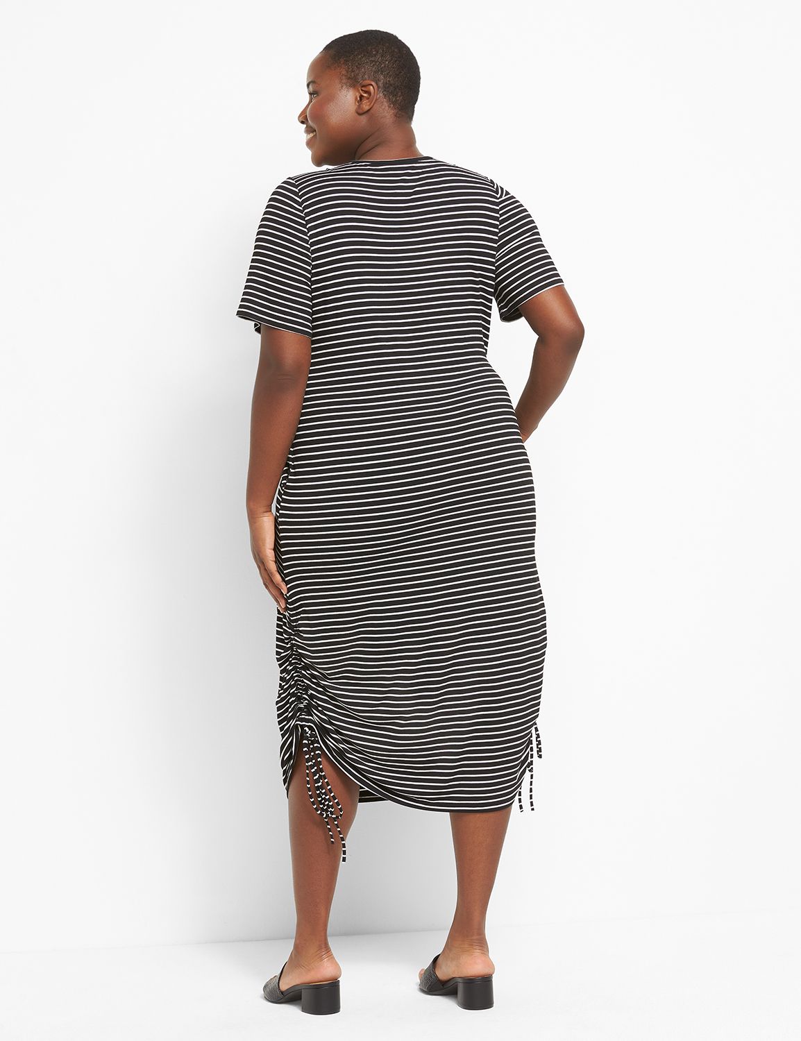 Perfect Sleeve Side Ruched Midi Dre Product Image 2