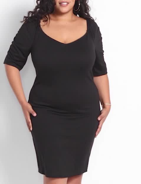 Perfect Ruched Sleeve Sweetheart Ne image number 0
