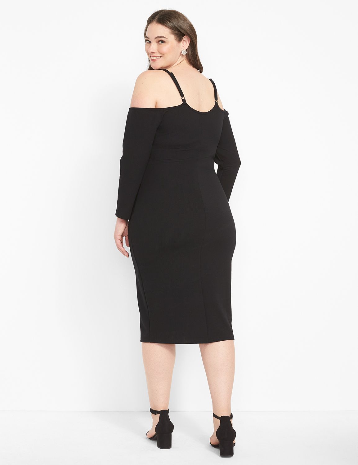 Lane bryant cold shoulder cheap dress