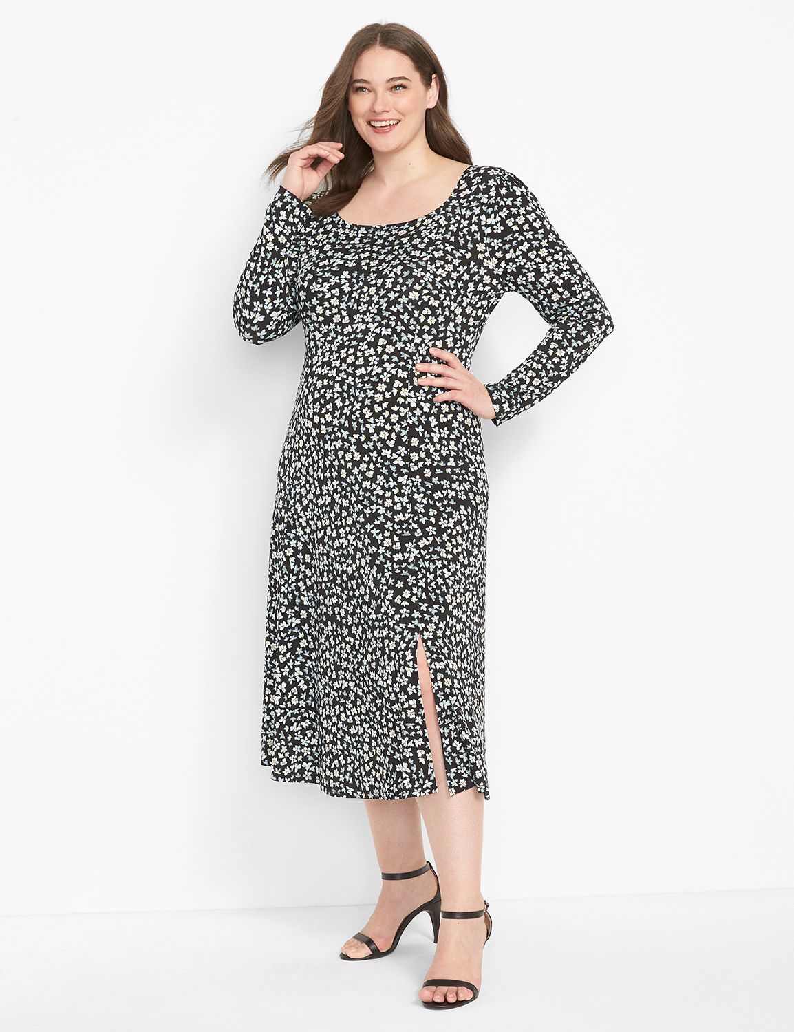 Long Sleeve Square Neck Strong Shou Product Image 1