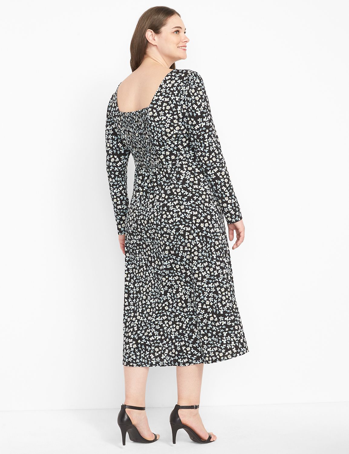 Long Sleeve Square Neck Strong Shou Product Image 2