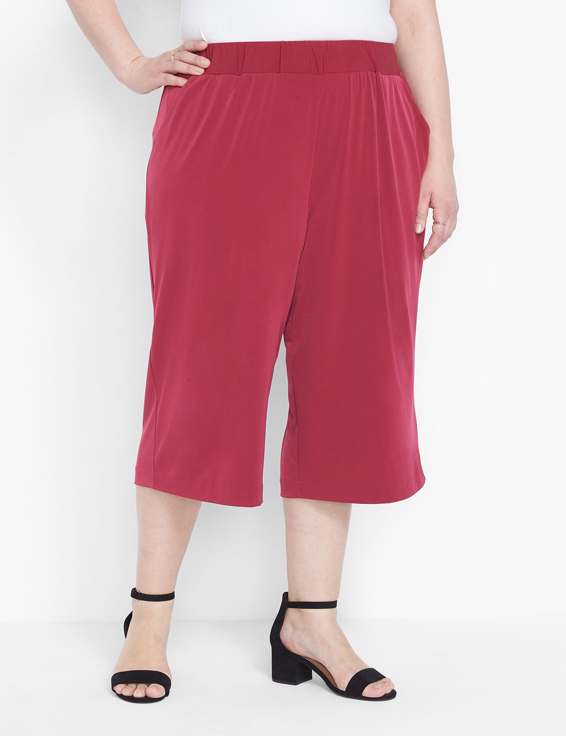 Knit Kit Wide Leg Capri