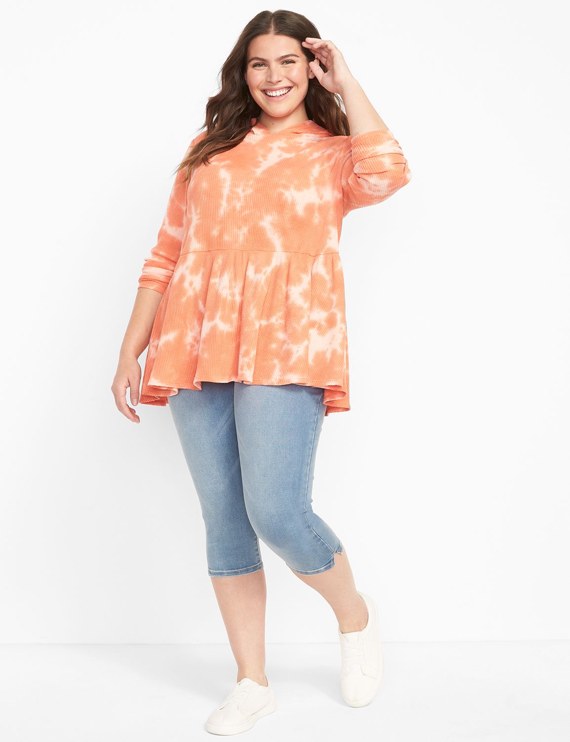 Hooded Babydoll Top
