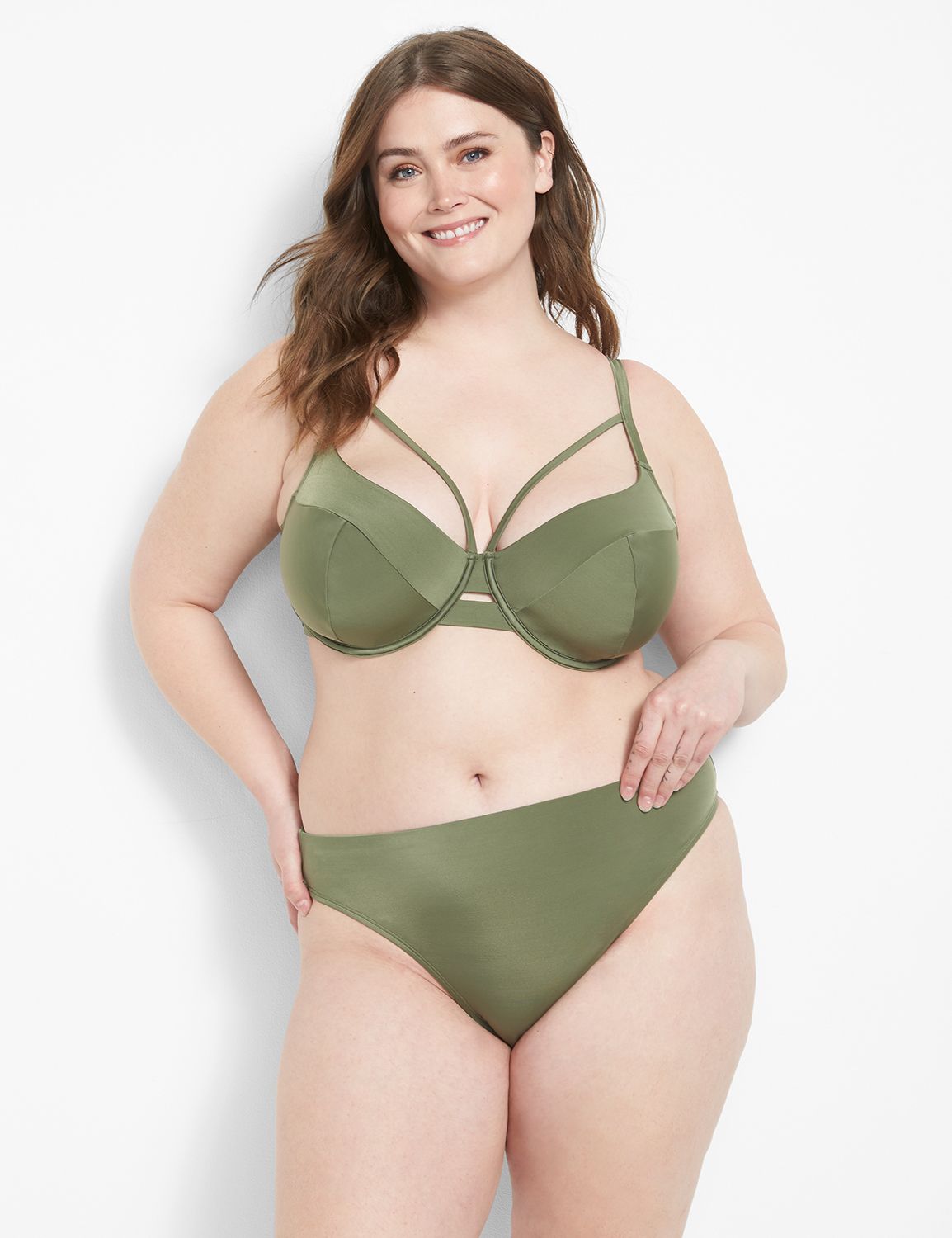 Lane bryant hot sale swim tops