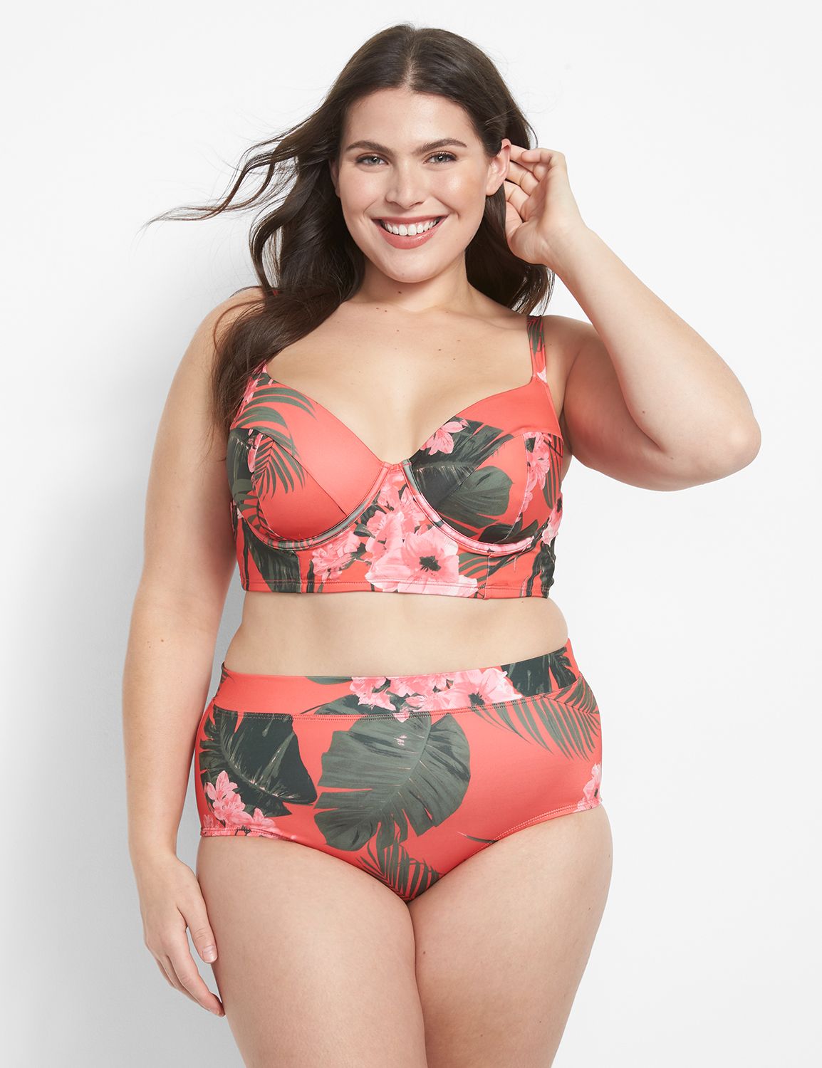 Lane bryant hot sale swim top