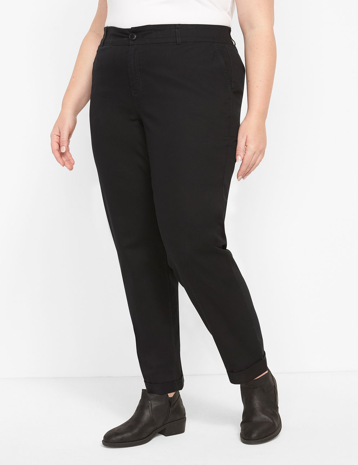 Lane bryant boyfriend hot sale chino