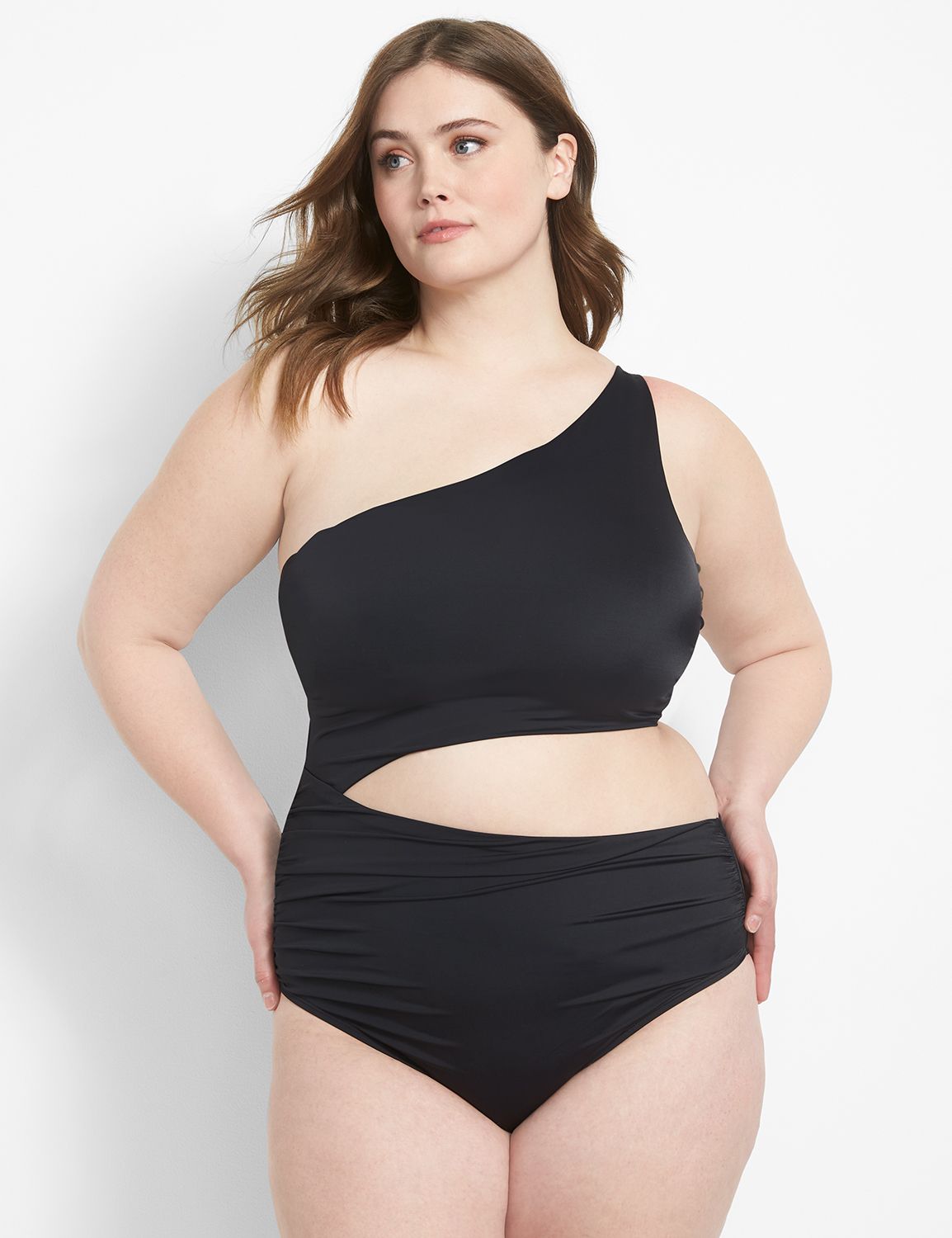 NW Cutout One Shoulder One Piece 11 Product Image 1