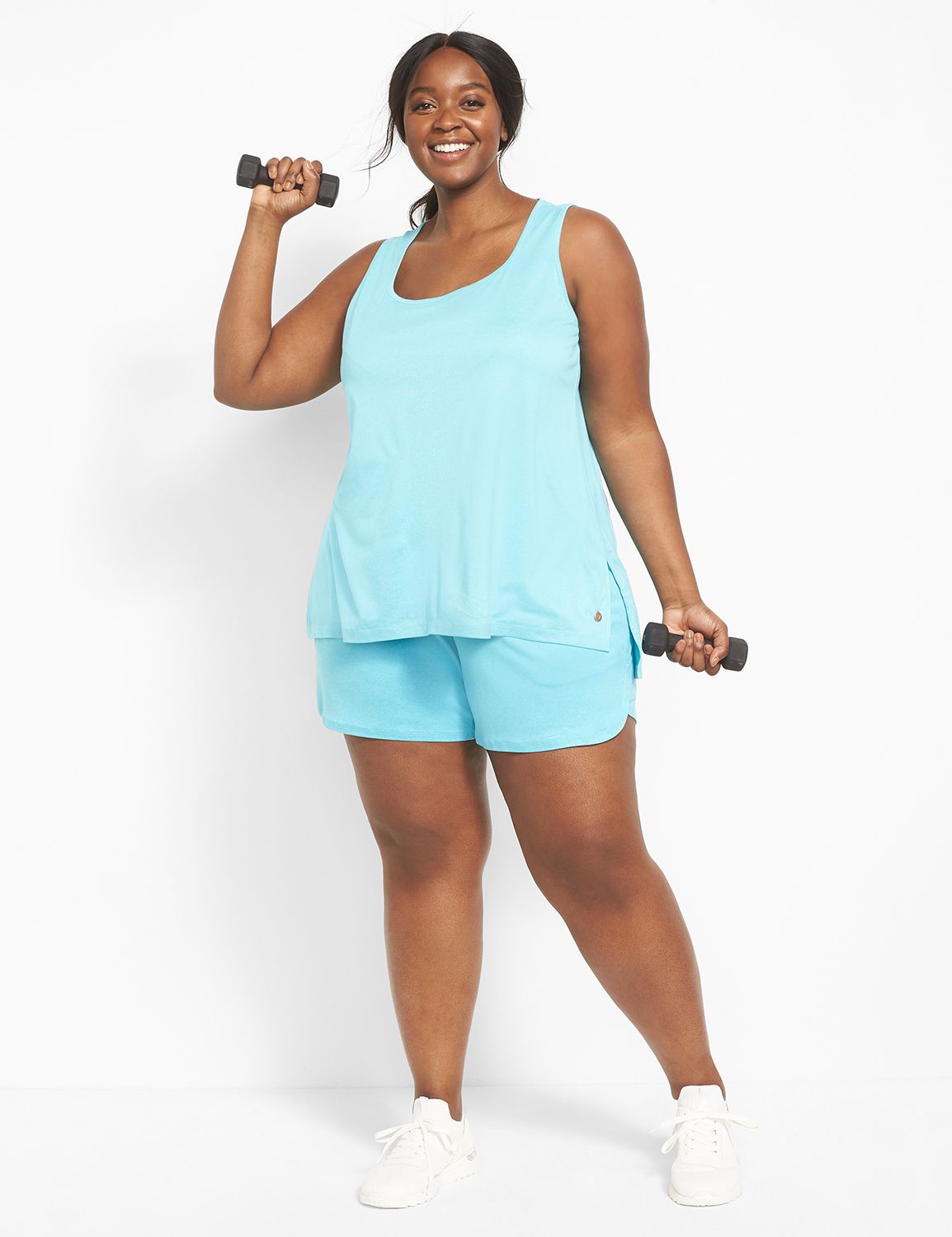 Livi Mid Rise Livi Soft Marl Short Product Image 3