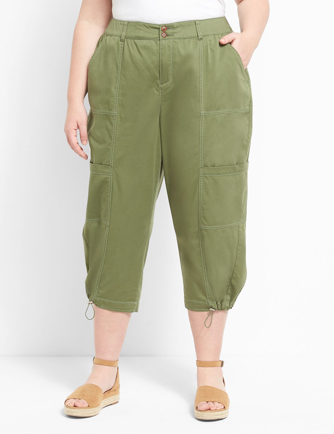 Green Capris Women's Plus Size Pants - Macy's