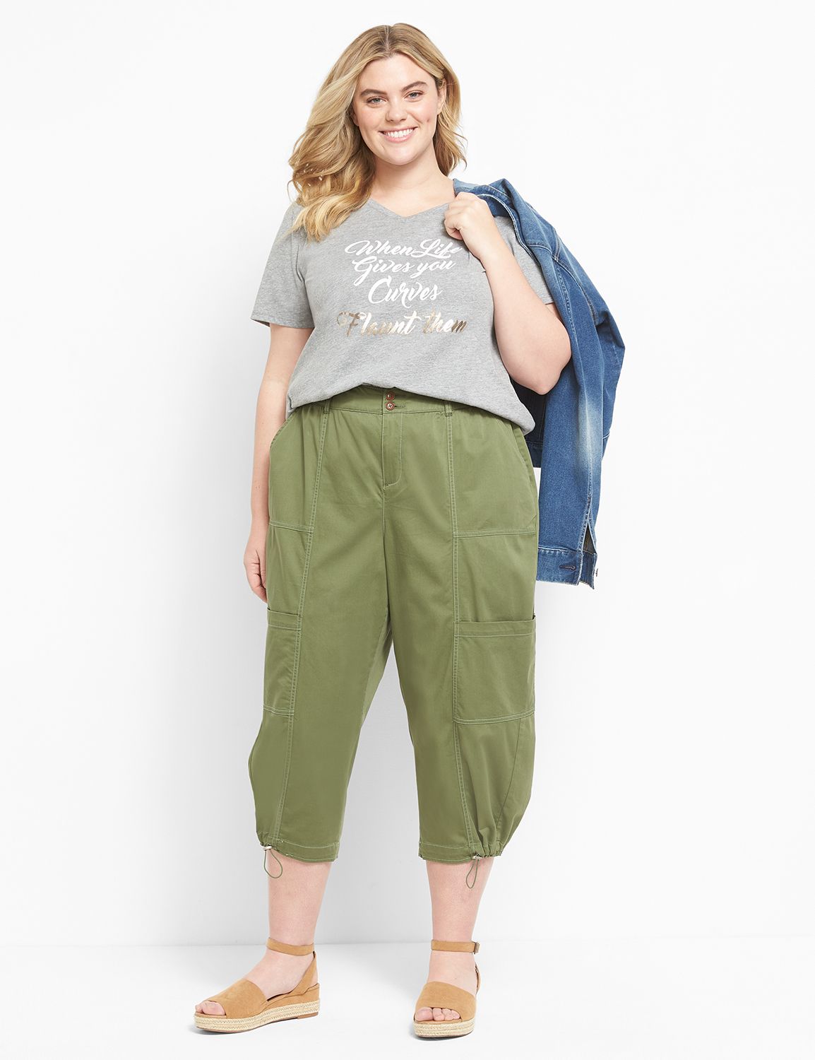 Lane bryant best sale capri pants