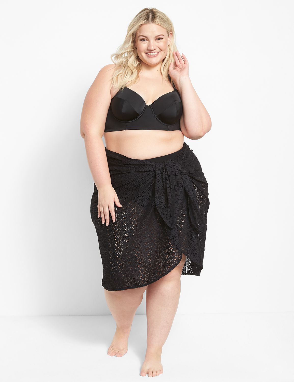 Plus Size Swim Cover-Up Sarong