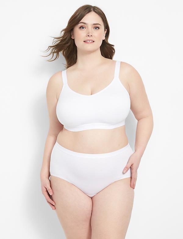 Cotton Lightly Lined No-Wire Scoop Bra