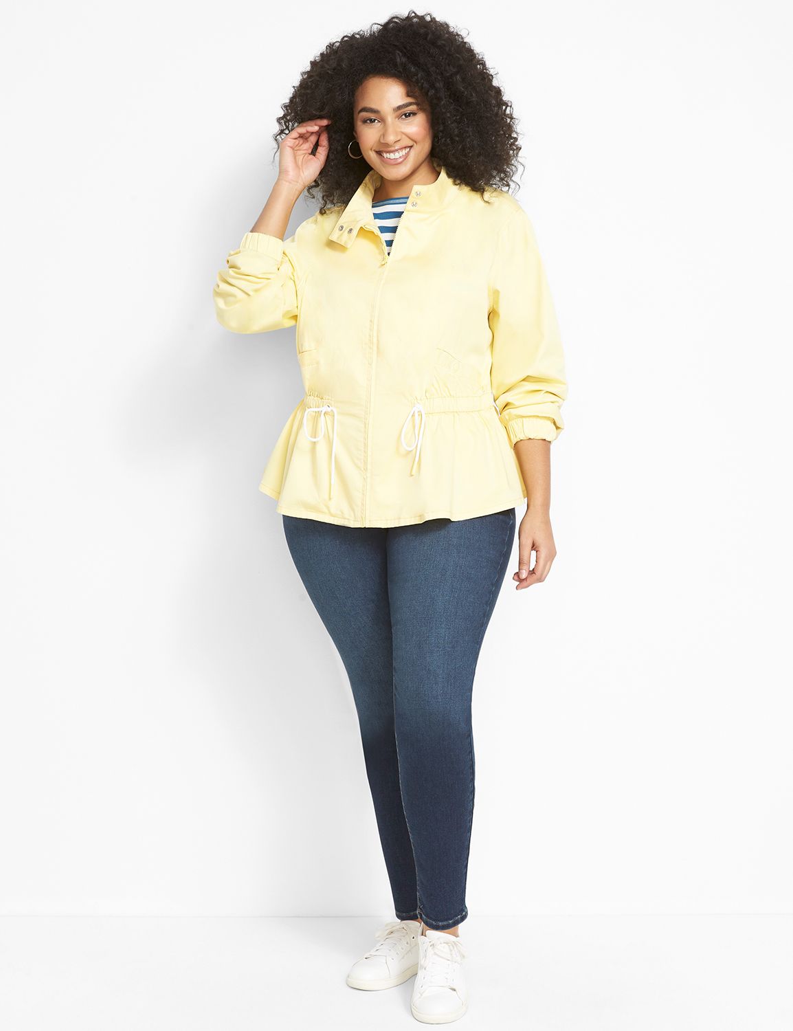 Lane bryant clearance peplum jacket