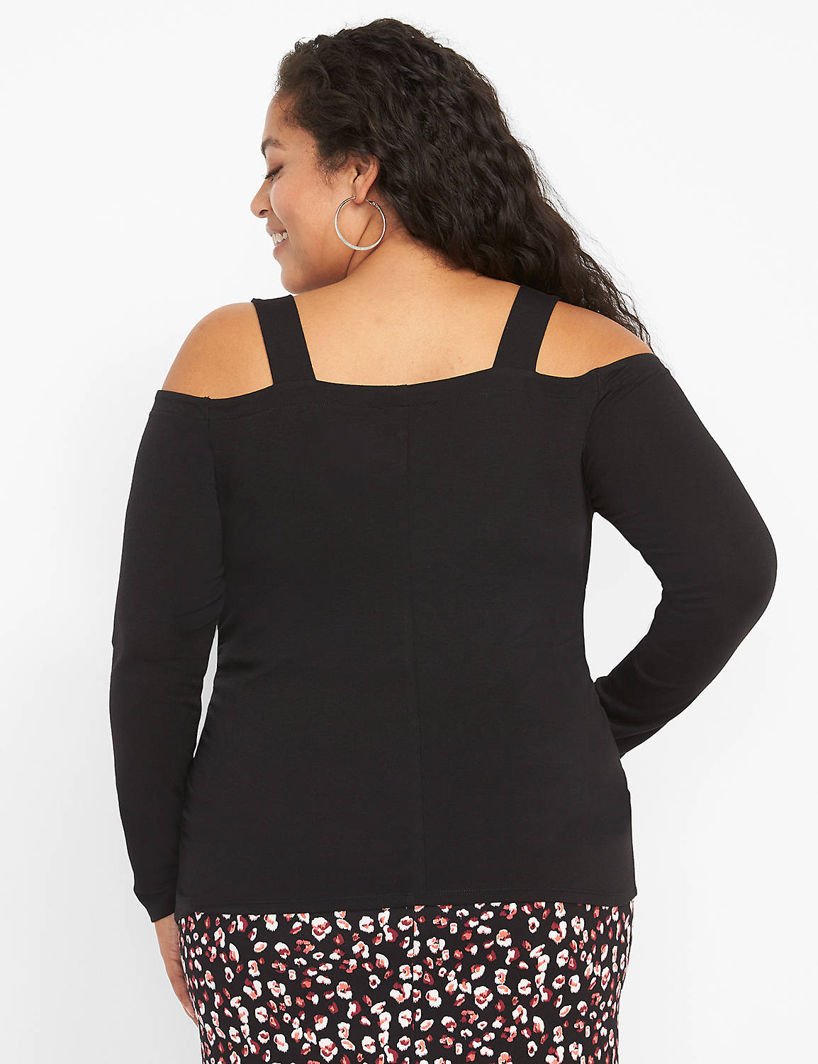 Long Sleeve Could Shoulder Cutout S Product Image 2