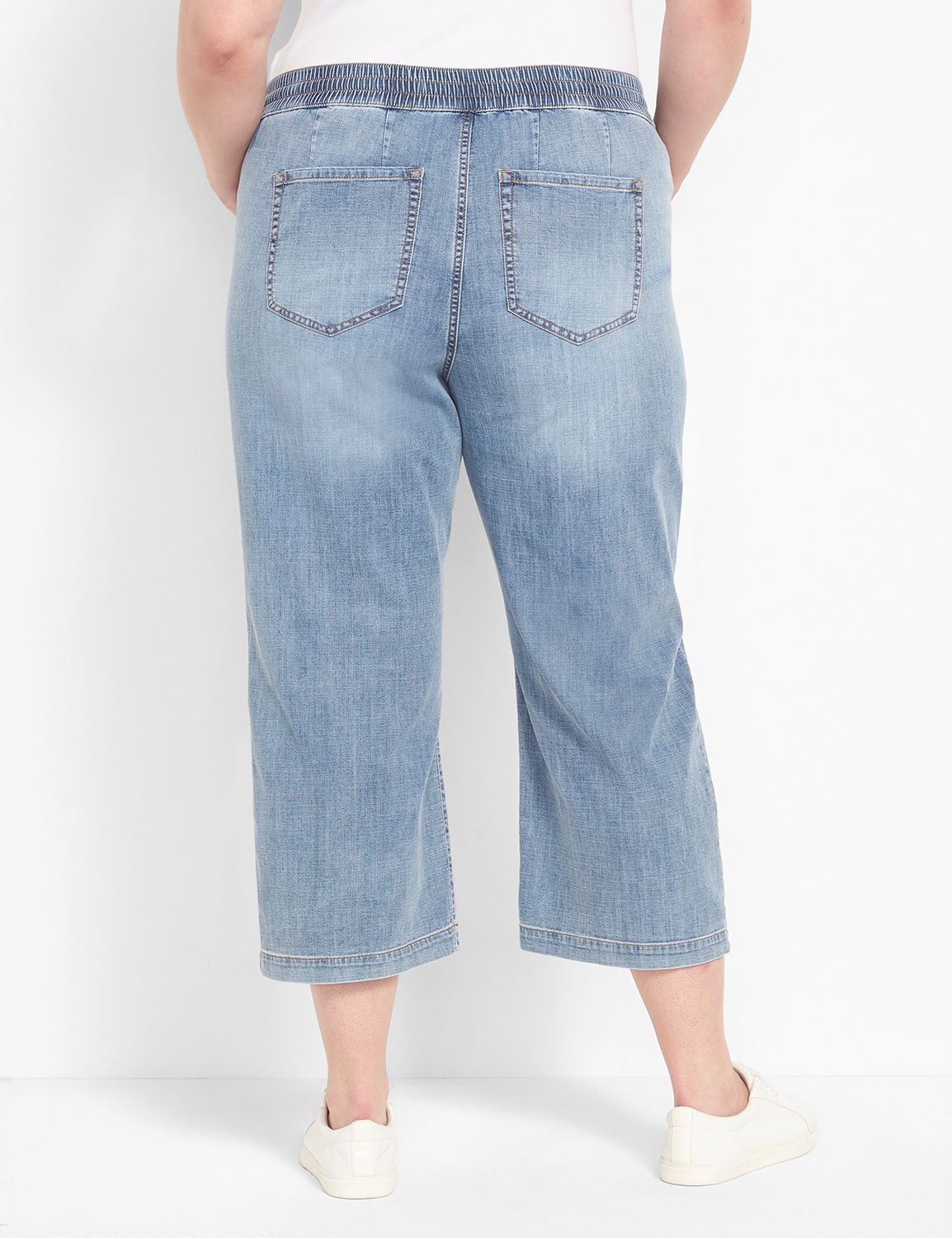 PULL ON WIDE LEG CAPRI 23"-  LA GIR Product Image 2