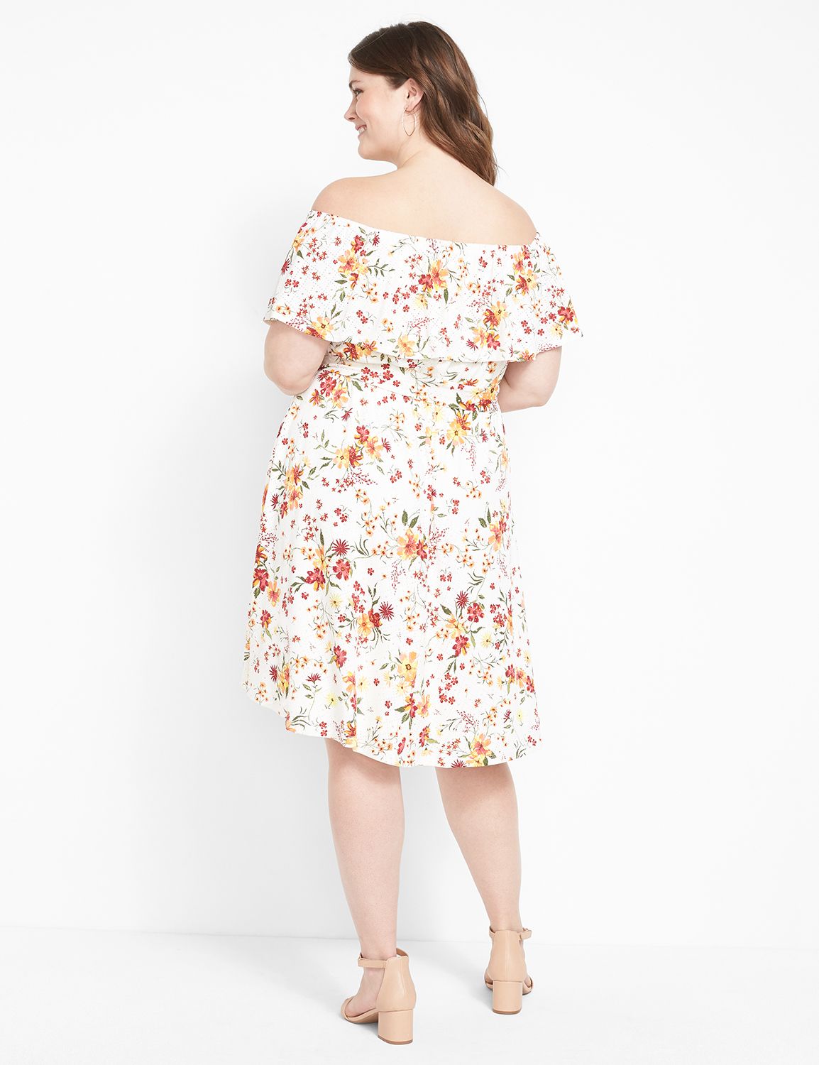 Lane bryant off the shoulder outlet dress