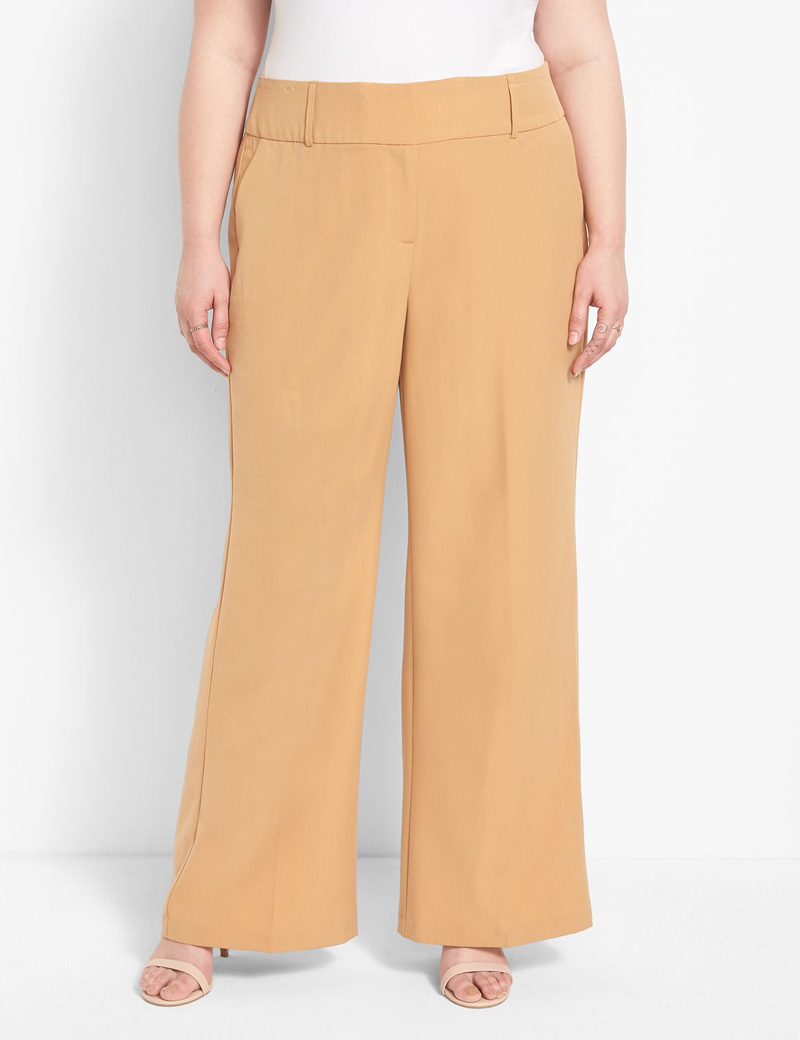 Signature Fit High-Rise Perfect Drape Wide Leg Pant