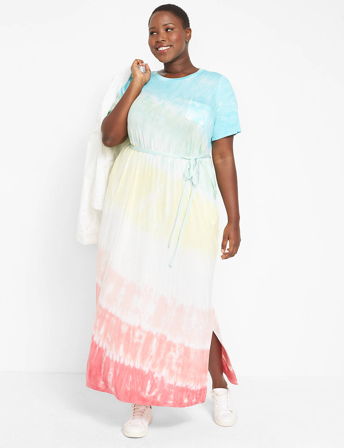 Short-Sleeve Maxi Dress | LaneBryant