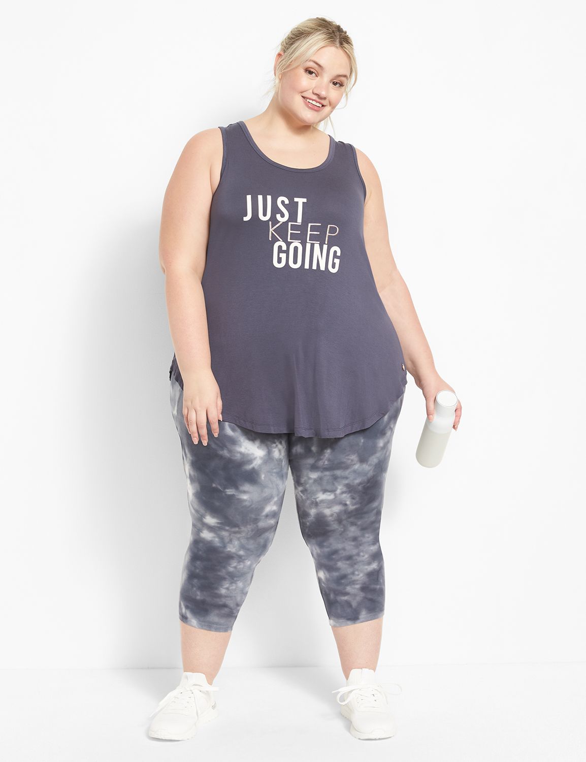 Sleeveless Scoop Neckline Split Bac Product Image 3