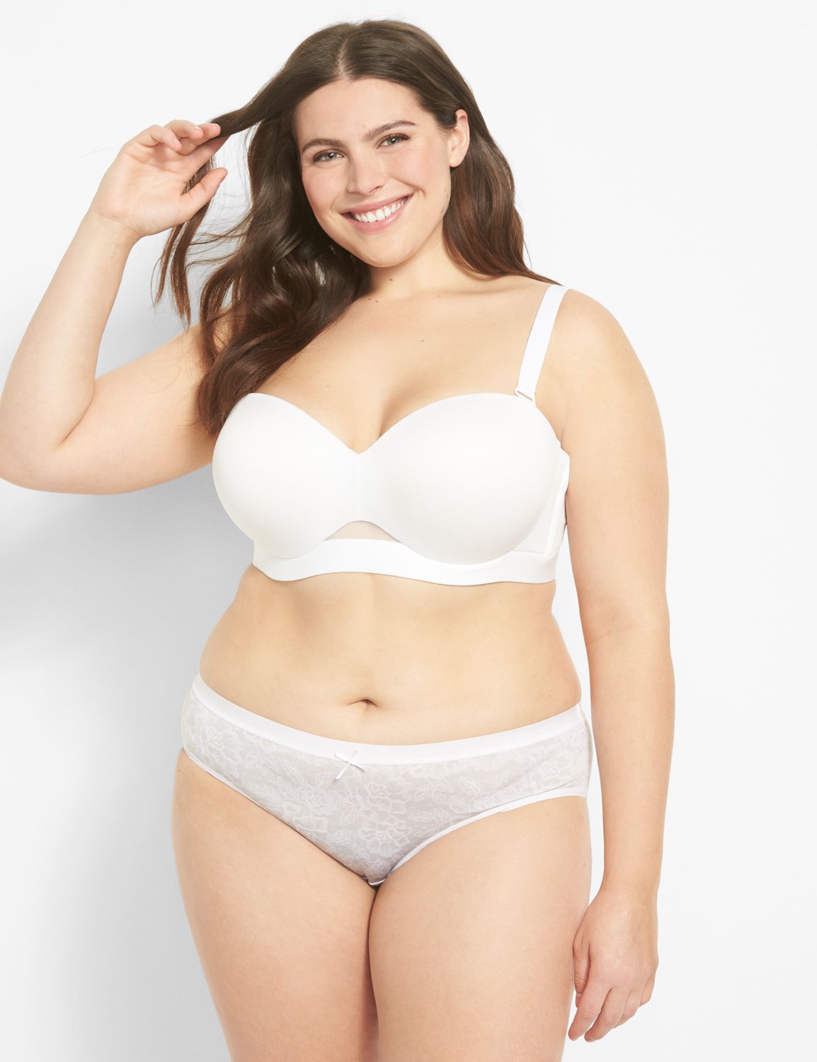 bandeau bra lane bryant