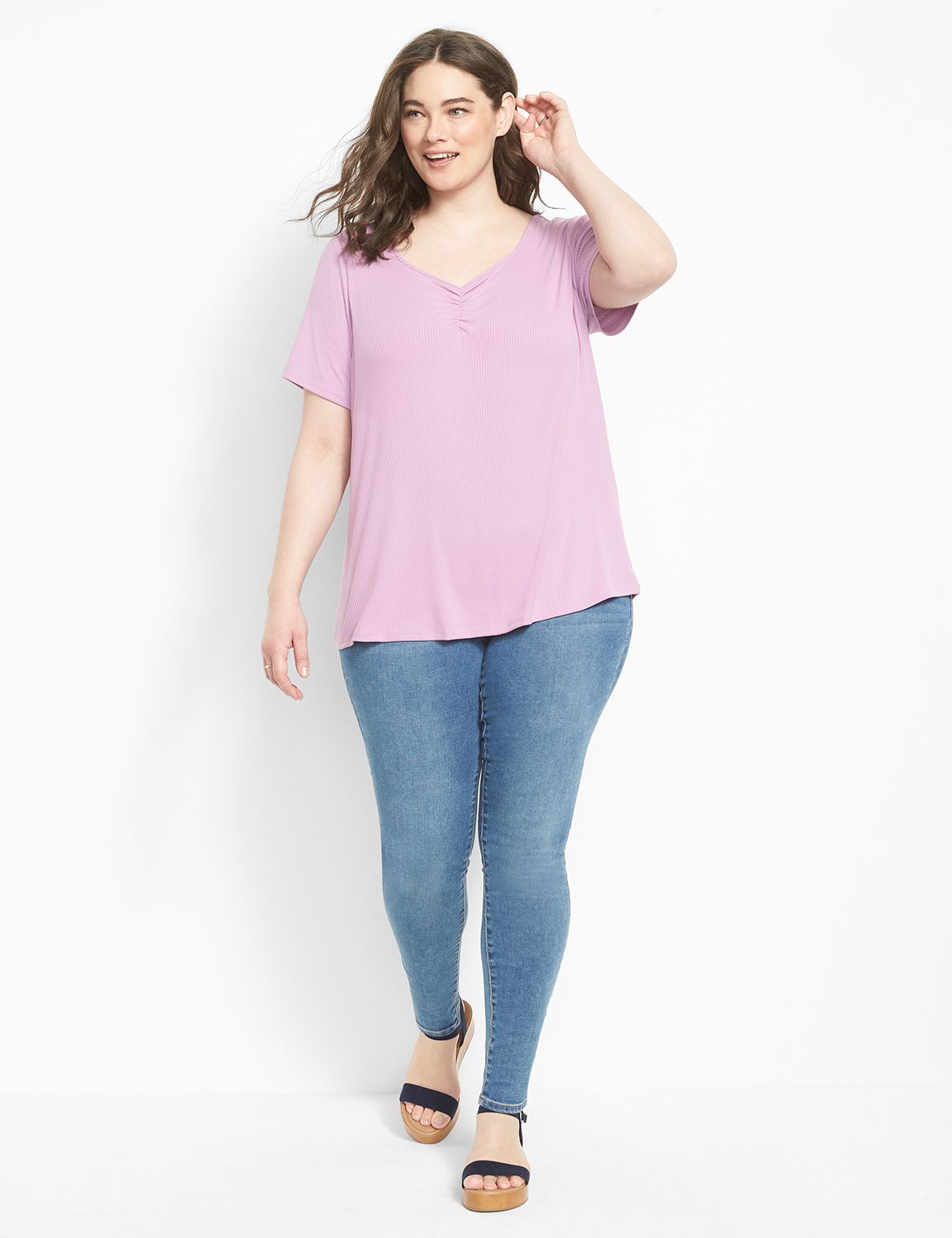 Narrow Heart Short Sleeve Tee main image 1