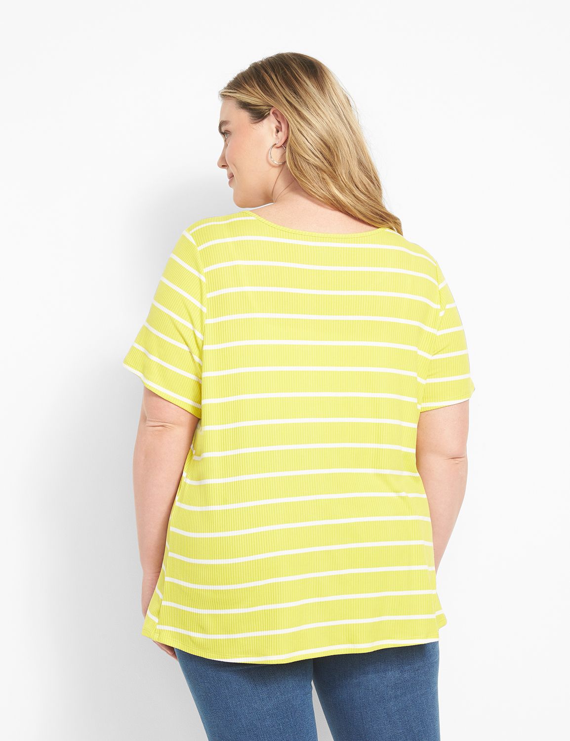 Short Sleeve Sweet Heart Neck Tee 1 Product Image 2