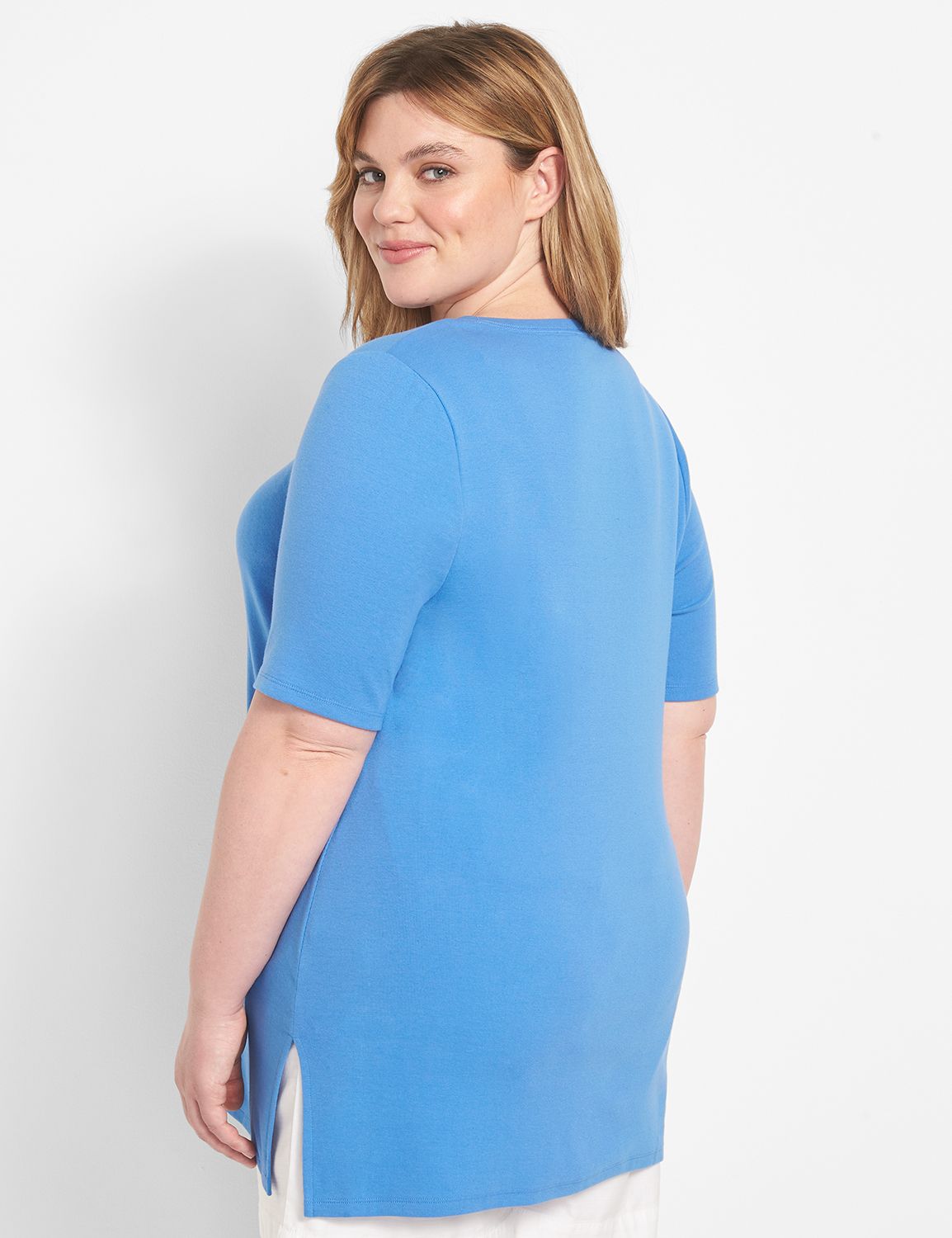 V Neck Modest Sleeve Tunic 1125569 Product Image 2