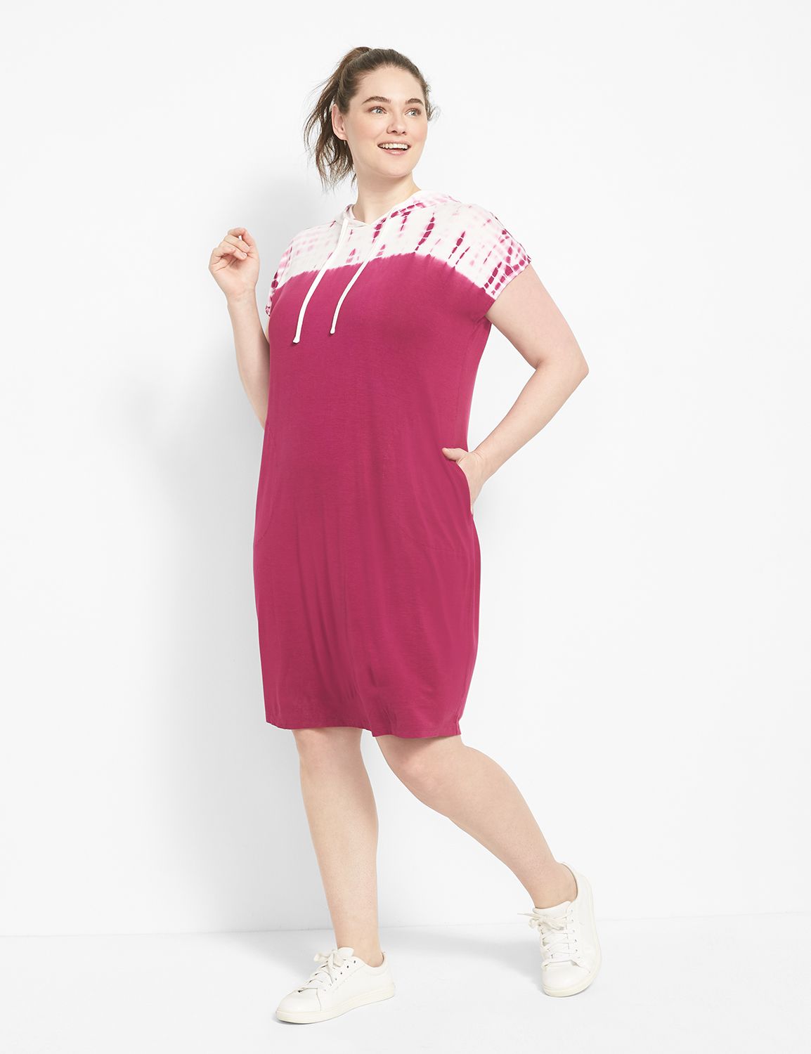 Lane bryant tie outlet dye dress