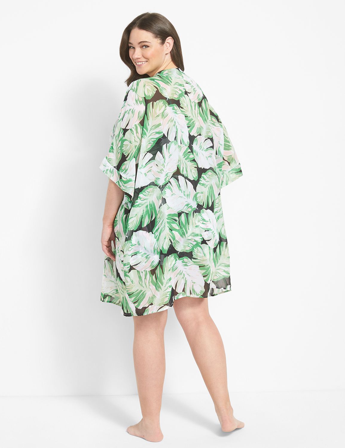 Lane bryant kimono on sale dress