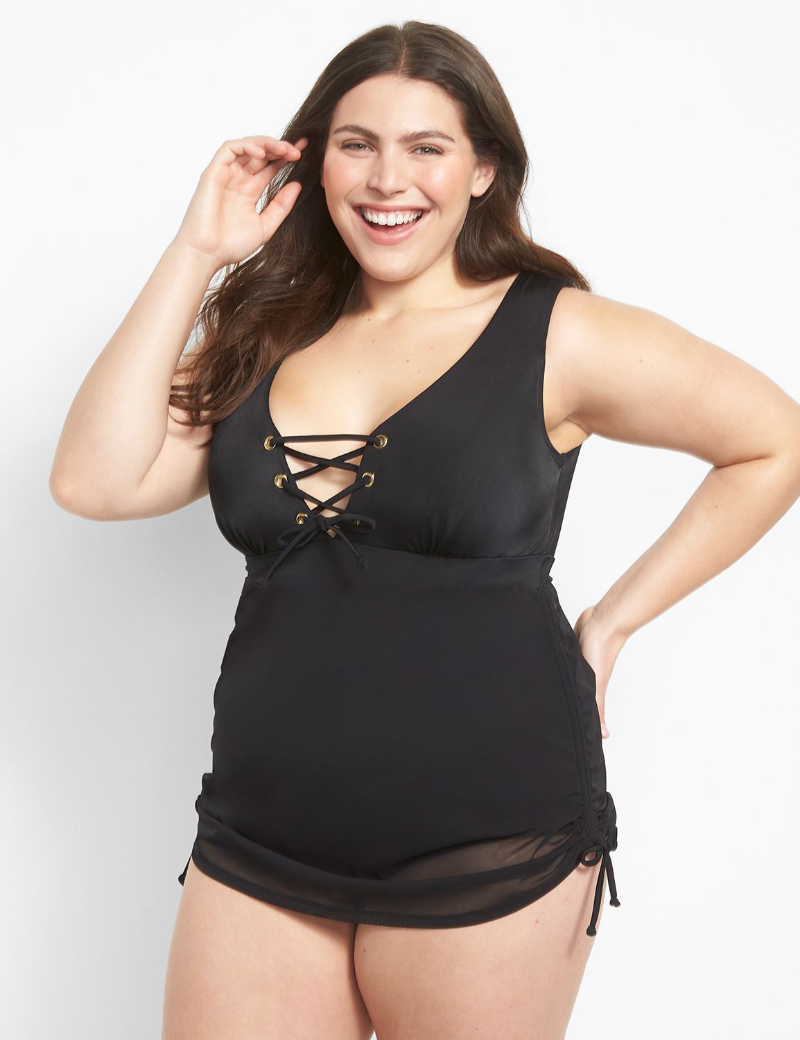 Lane bryant store swim dress