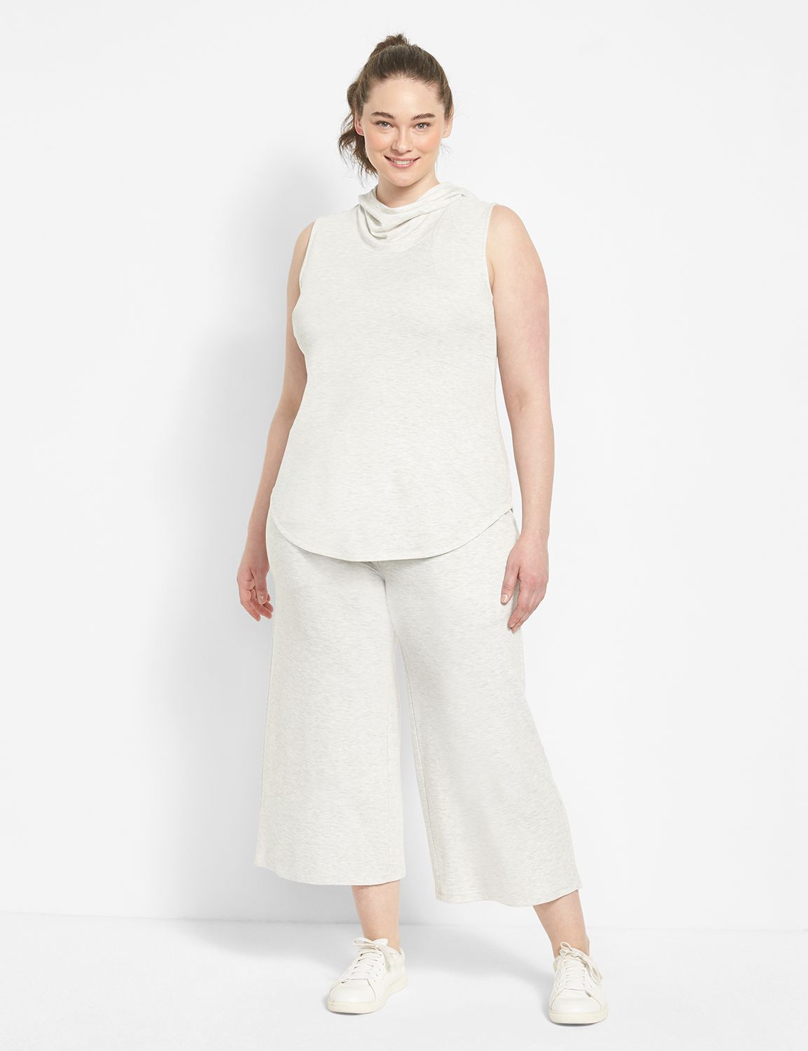 Sleeveless Cowl Neckline Tank S 112 Product Image 3