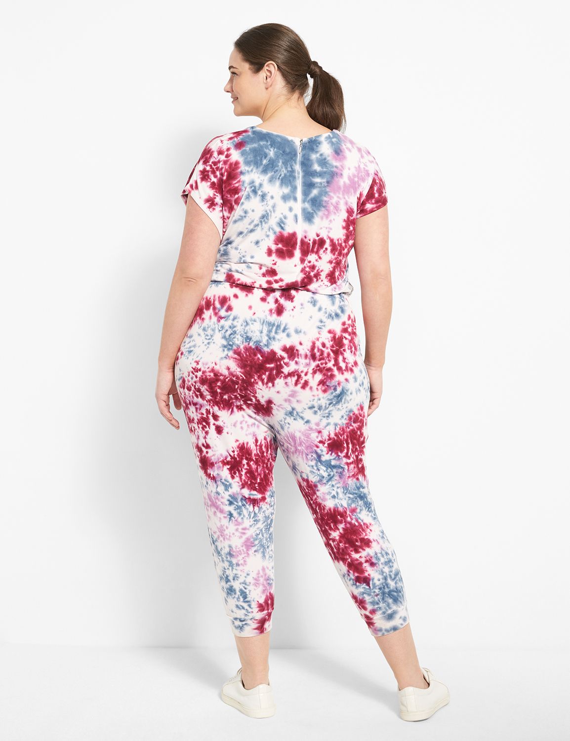 Short sleeve hotsell capri jumpsuit