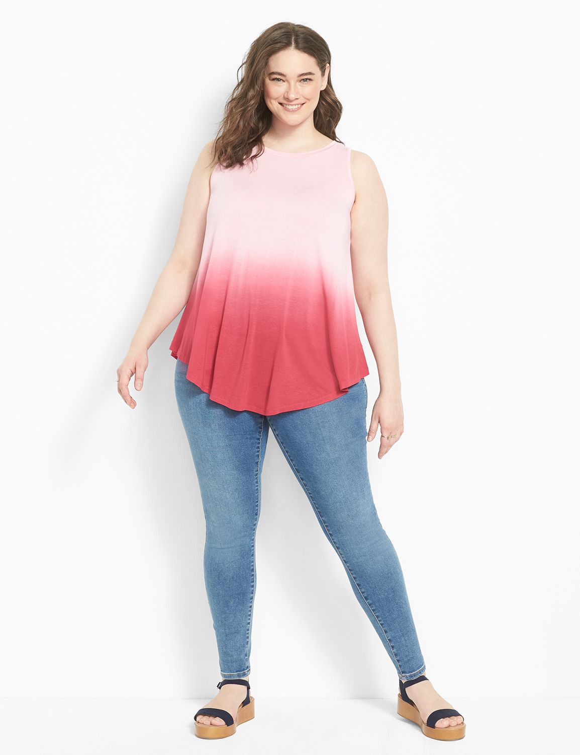 Sleeveless Boat Neck Extreme Swing Product Image 3