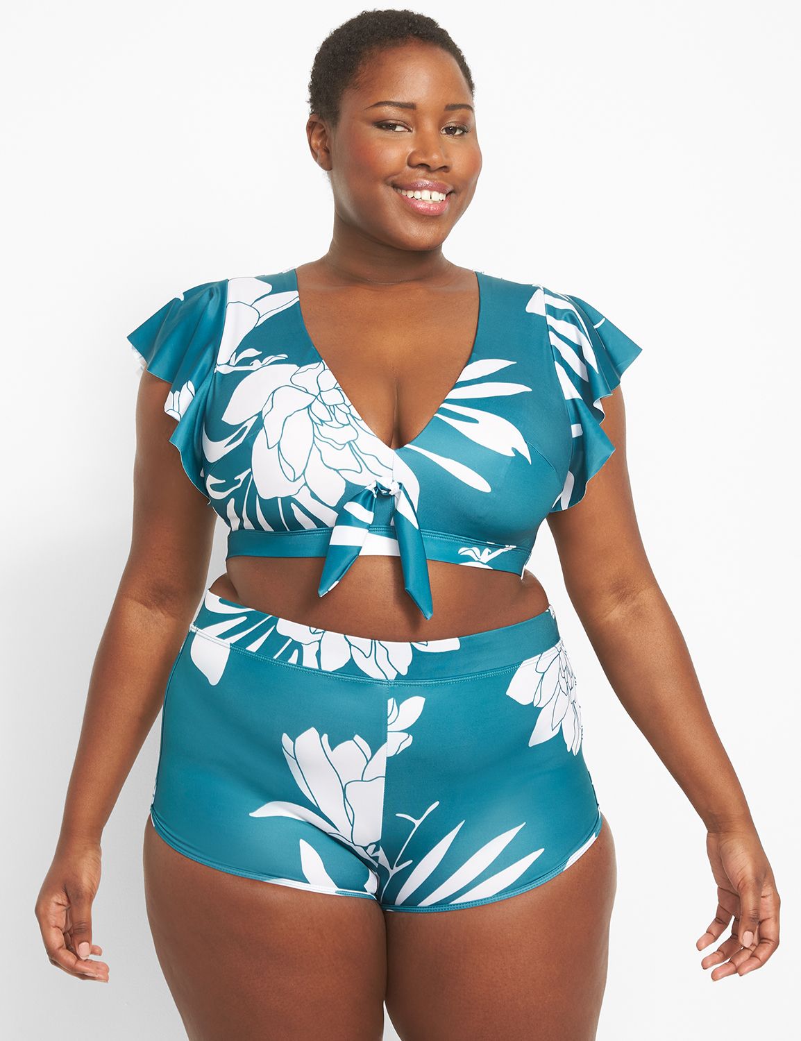 Lane bryant hot sale swim shorts