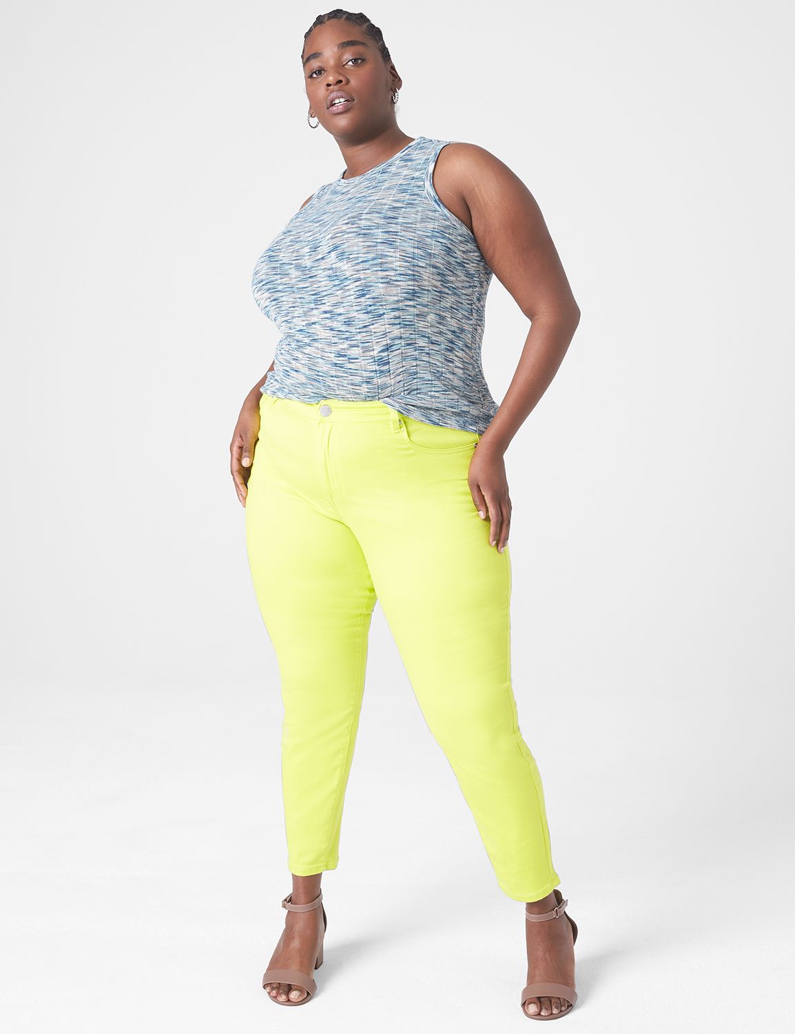 Curvy fit plus size hot sale pants