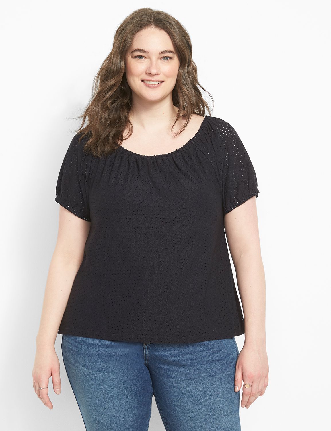 Short Sleeve Off the Shoulder Top I Product Image 1