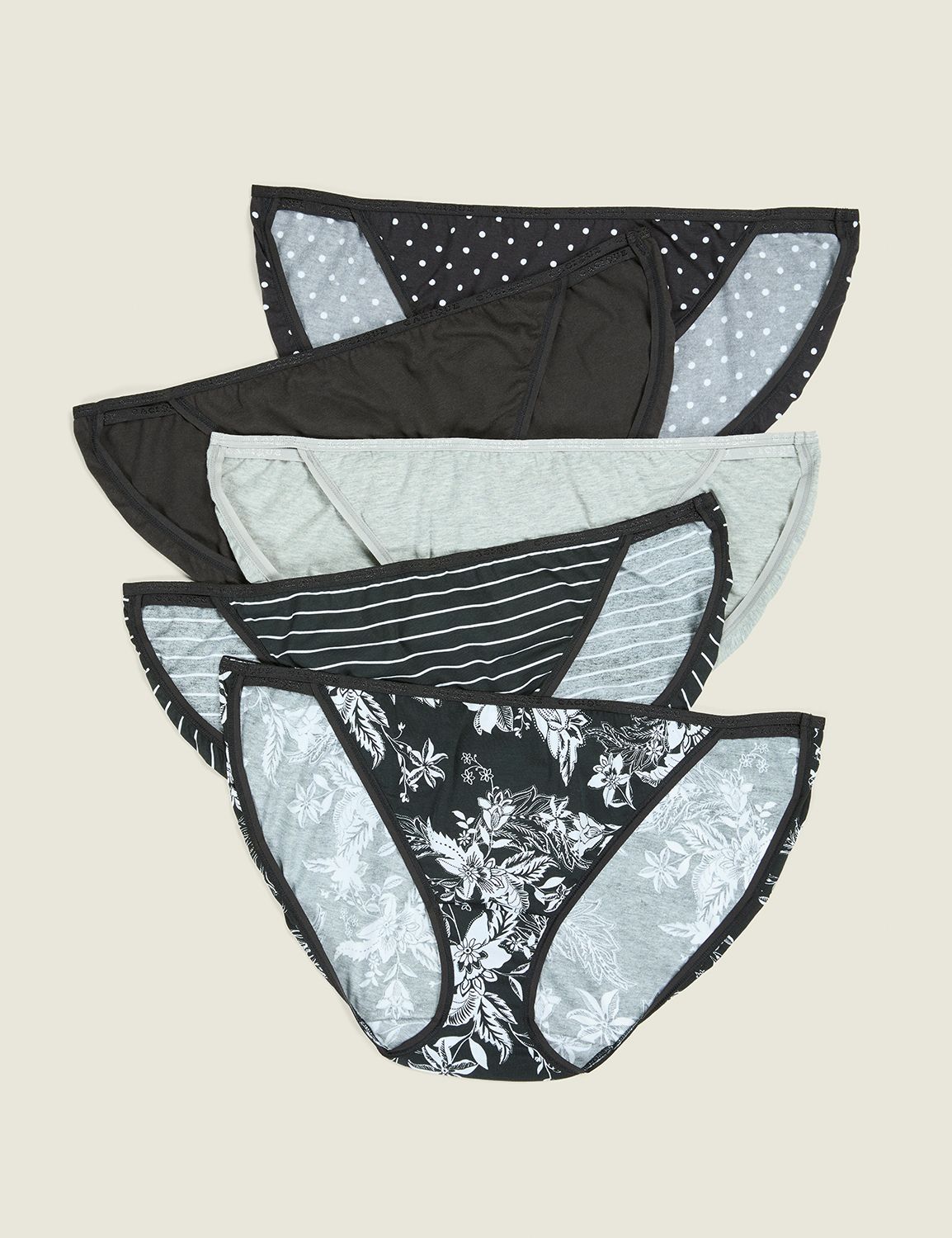 plage◆everythingintimeT Cotton Wide-Side Thong Updated-15S | LaneBryant