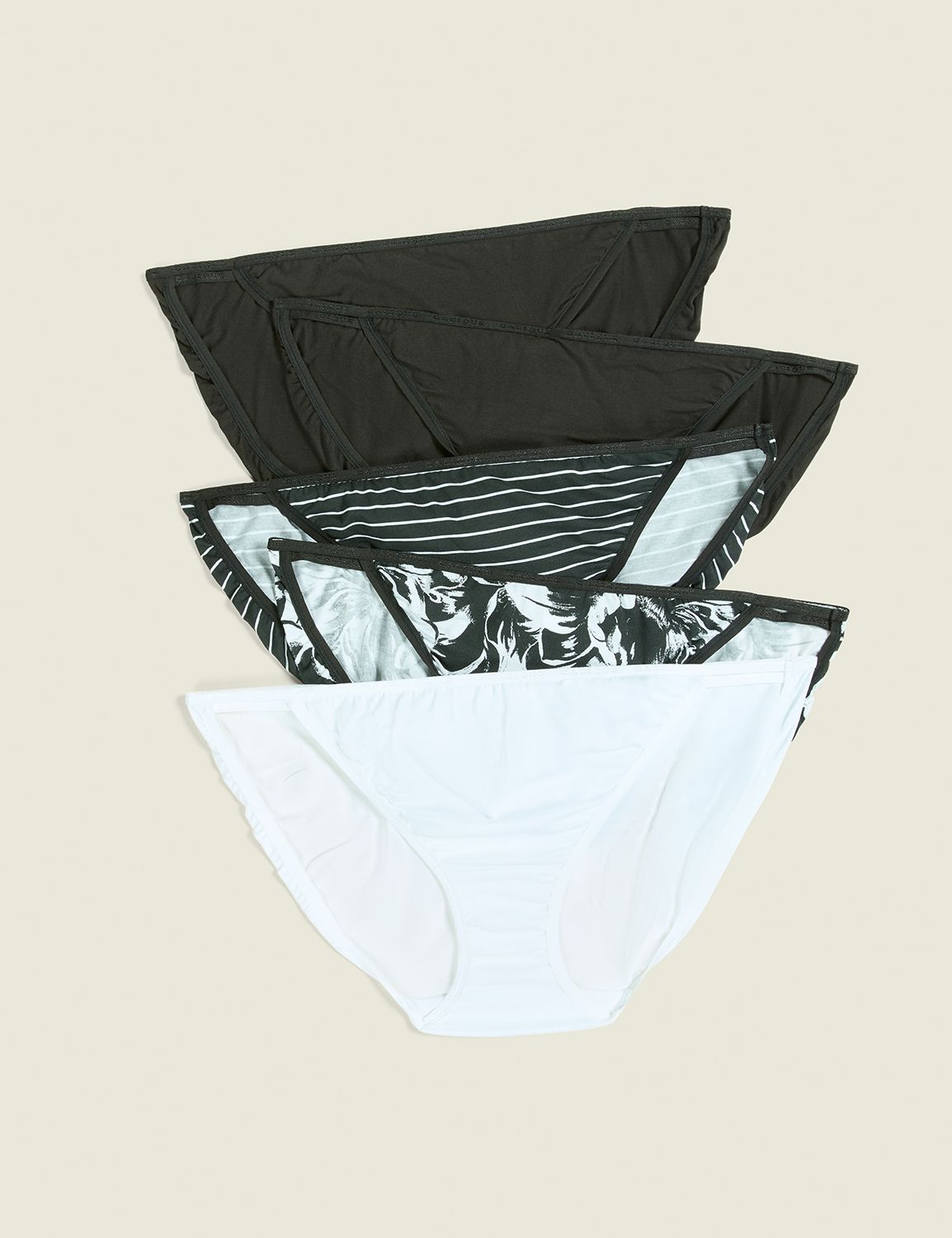 Cotton Double-String Bikini Panty - 5-Pack