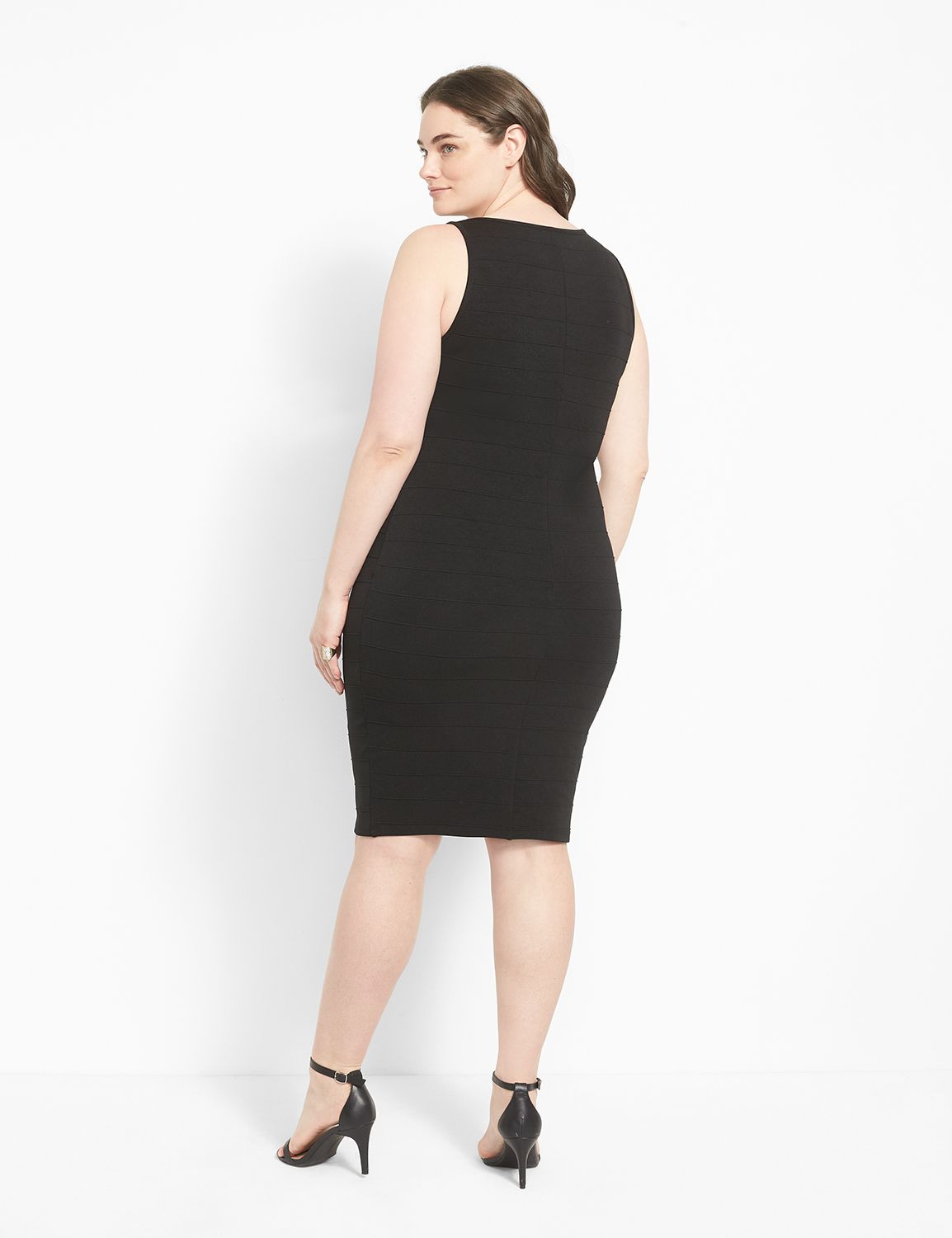compression bodycon dress Ribbed Mock Neck Long Sleeve Bodycon Midi Dress