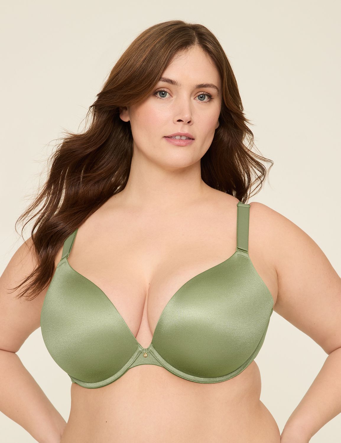 Invisible Backsmoother Boost Plunge Bra | LaneBryant