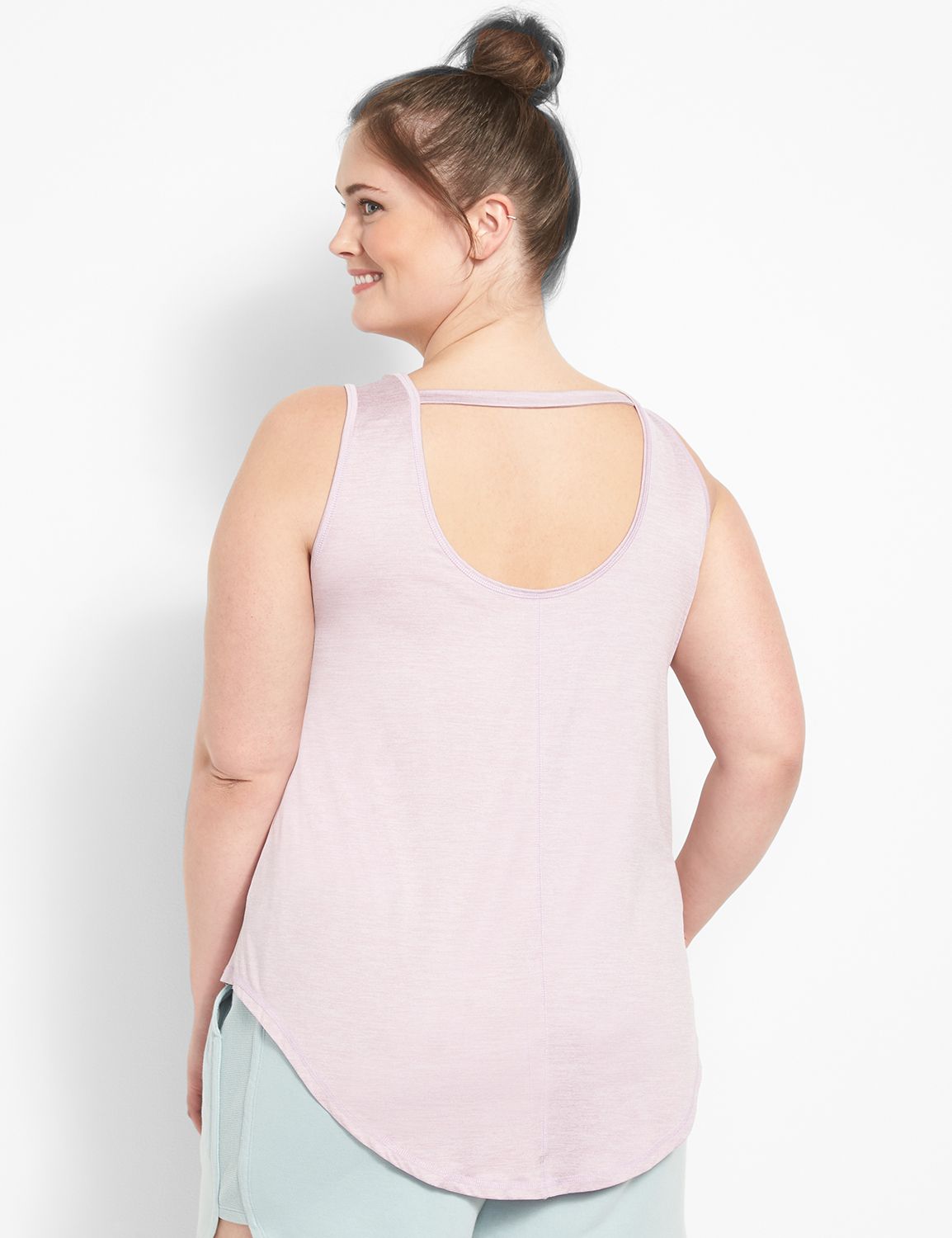 Sleeveless Scoop Neckline Back Deta Product Image 2