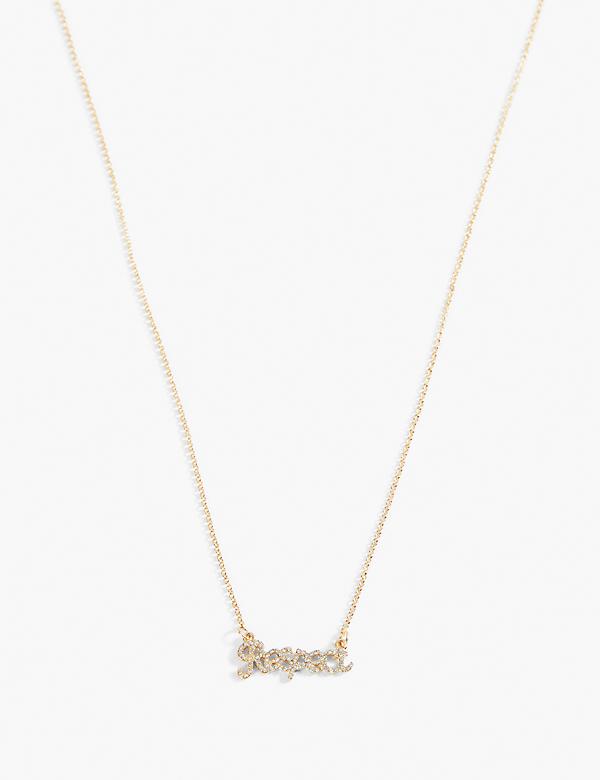 Pave Respect Necklace