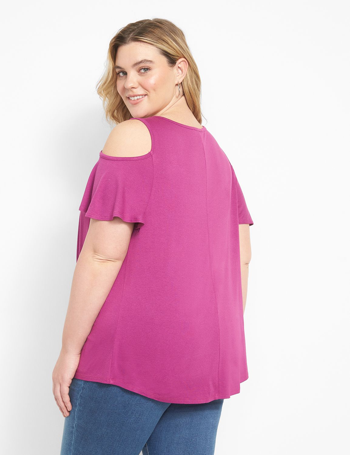 Lane bryant cold shoulder tops online