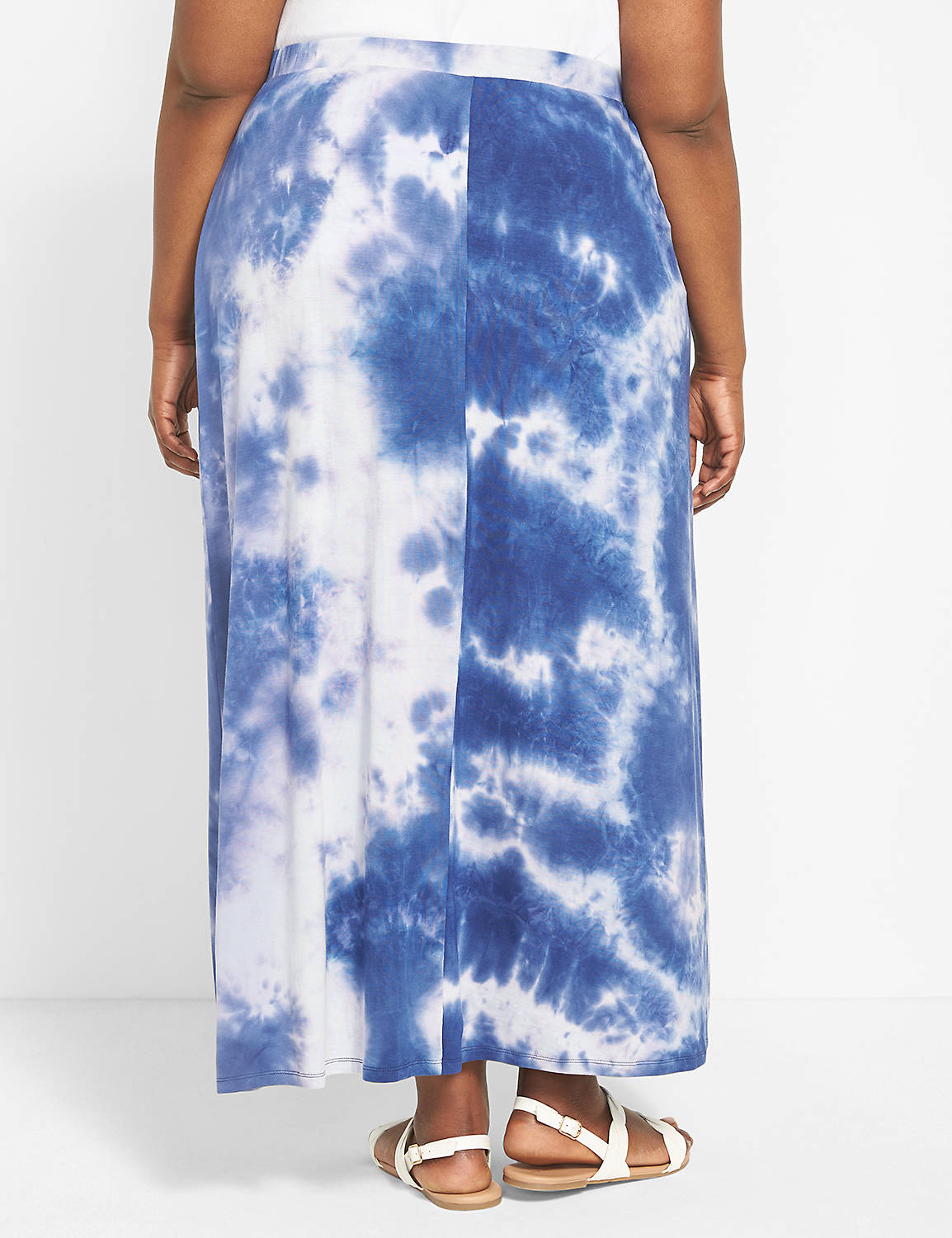 Pull On Knit Maxi Skirt - Tie Dye 1 Product Image 2