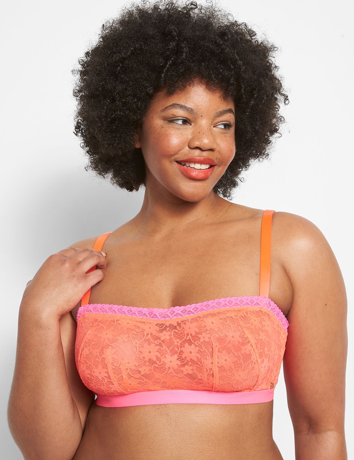 Lace Bandeau Strapless Bra